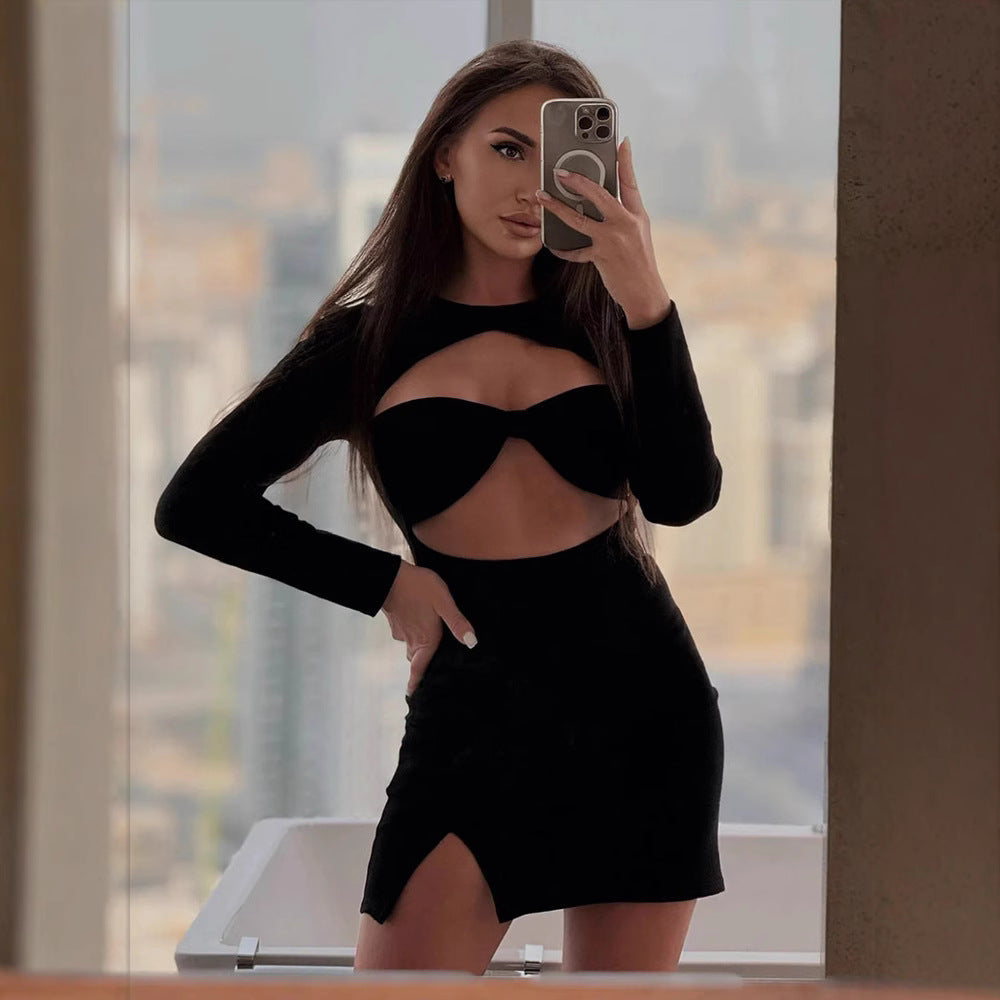 Women's Mini Dress Modern Cut-Out Trendy Dress