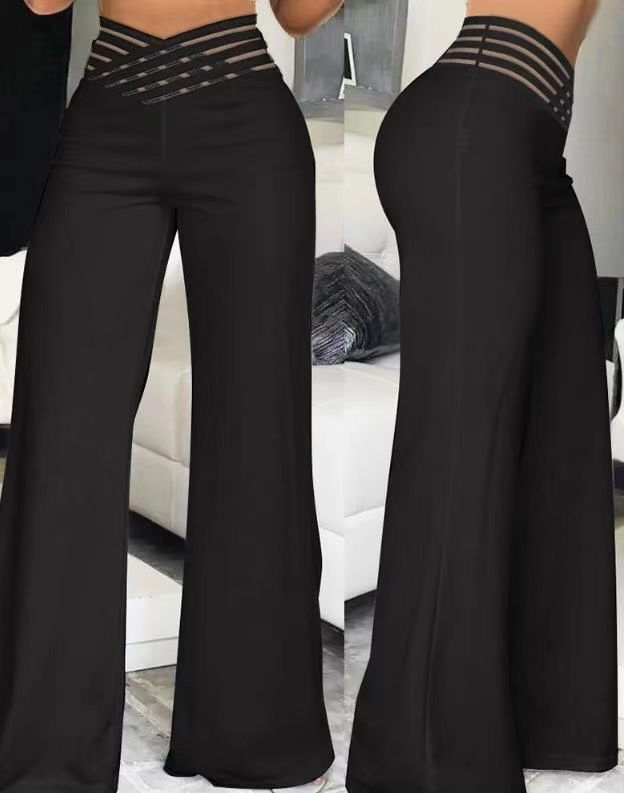 Hohe Taille Kleid Damen Stretch Komfort
