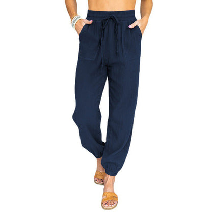 Women's Casual Trousers Comfortable Elastic
