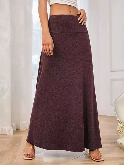 Women's Maxi Dress Soft Stretch High-Waisted Elegance