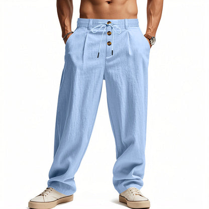 Men's Linen Trousers Comfortable Breathable