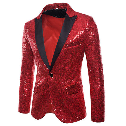 Men's Blazer Sequin Luxury Design Elegant