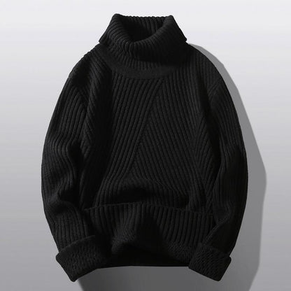 Women's Turtleneck Sweater Chunky Knit Warm Elegant Design