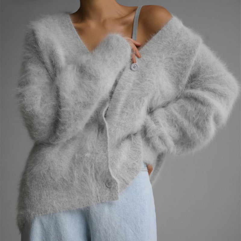 Women's Soft Oversized Cozy Cardigan