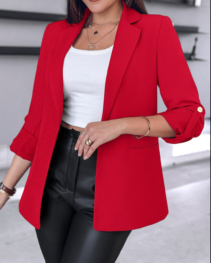 Moderne Blazer Slim Fit Schnitt