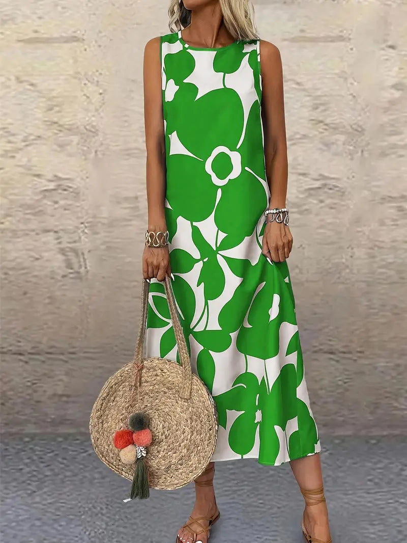 Women's Summer Dress Floral Lightweight Ruched