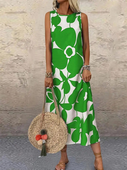Women's Summer Dress Floral Lightweight Ruched
