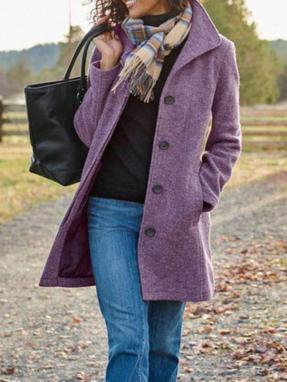 Women's Elegant Classic Wool Coat