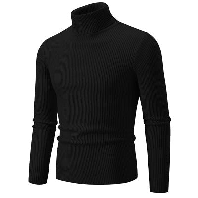 Men's Turtleneck Sweater High-Quality Comfortable