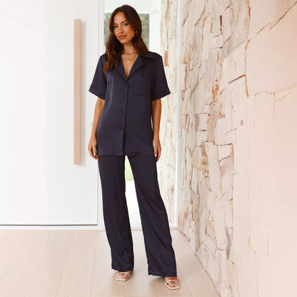 Women's Satin Pajamas Elegant Design Comfortable
