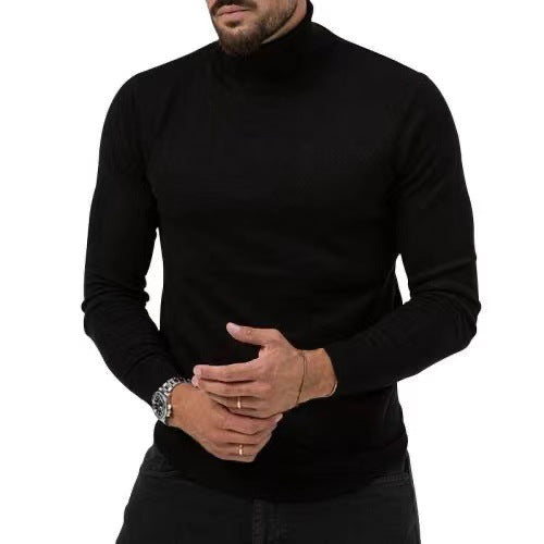 Slim Fit Turtleneck Soft Breathable