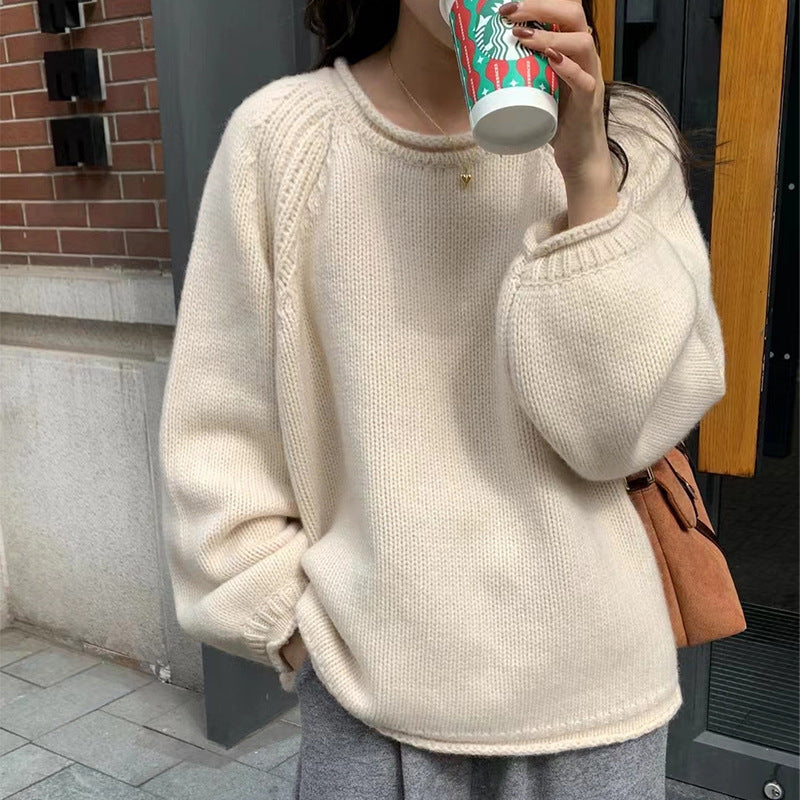 Women's Comfortable Oversized Soft Cotton Pullover