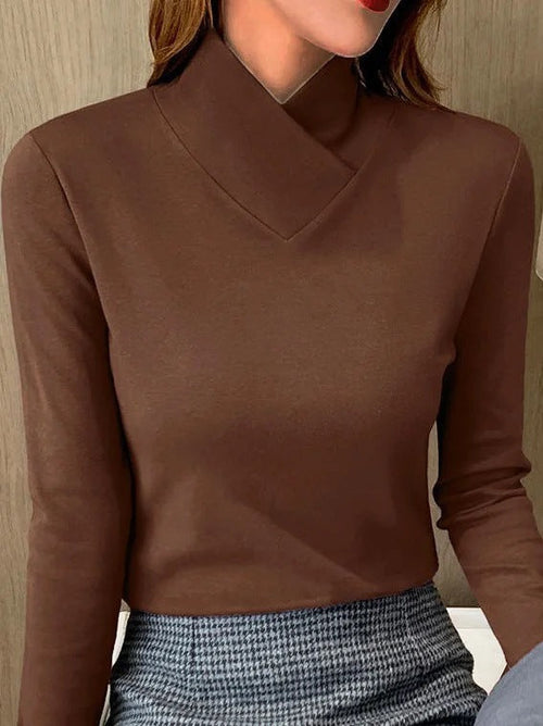 Elegant Women's High-Quality Turtleneck Sweater