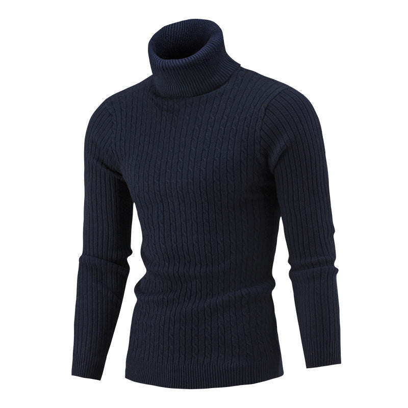 Men's Turtleneck Sweater High-Quality Knit Luxury Design