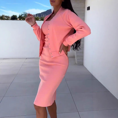 Elegant Shapewear Slip Dress Midi Length Sleeveless