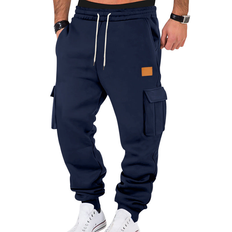 Men's Cargo Pants Comfortable Elastic With Side Pockets