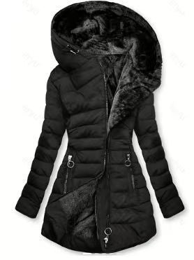 Quilted Winter Jacket With Soft Fleece Lining