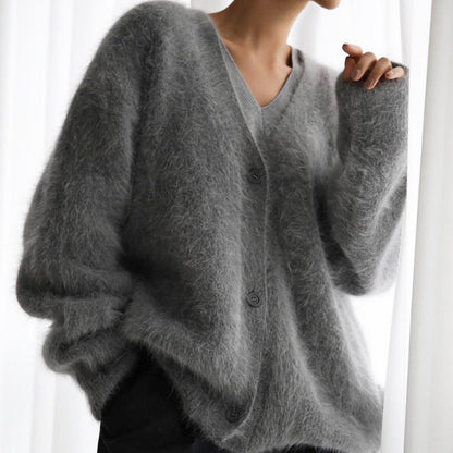 Women's Soft Cardigan Long Sleeve Elegant