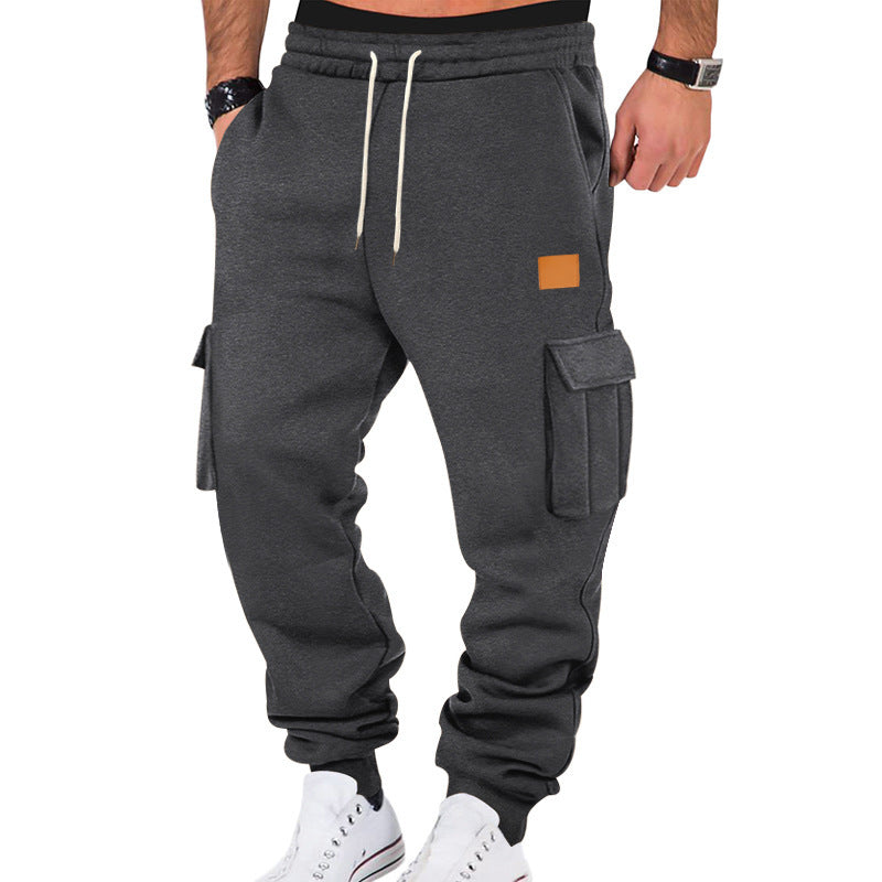 Men's Cargo Pants Comfortable Elastic With Side Pockets