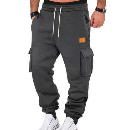 Men's Cargo Pants Comfortable Elastic With Side Pockets