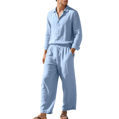 Men's Linen Suit Comfortable Elegant Slim Fit