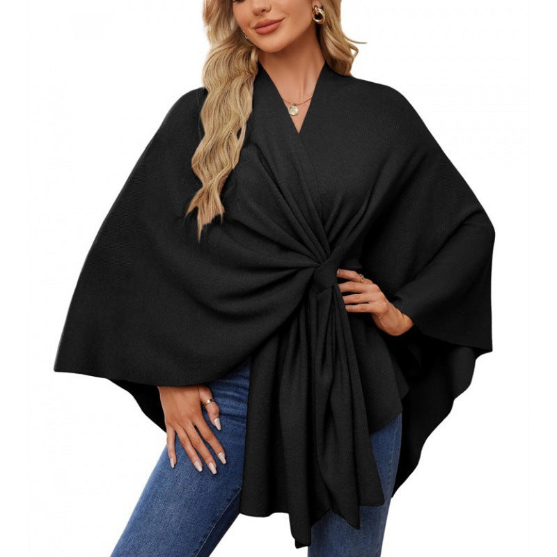 Women's Wrap Coat Modern Chic Elegant Design
