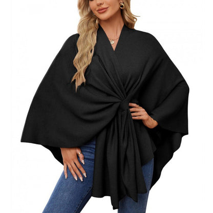 Women's Wrap Coat Modern Chic Elegant Design