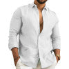 Men's Linen Shirt Summer Comfortable Elegant