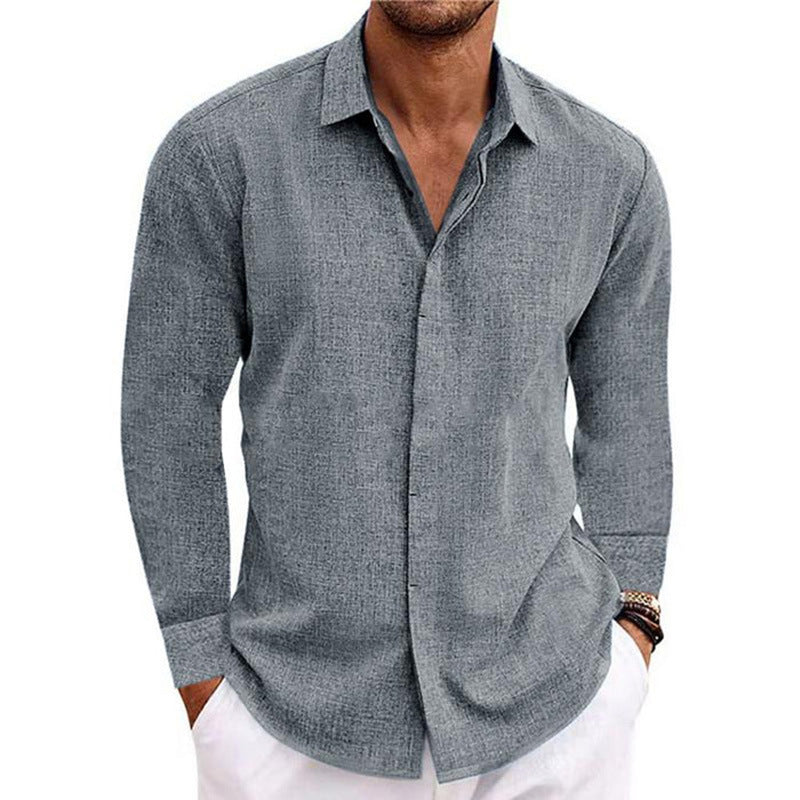Men's Breathable Long-Sleeve Casual Shirt Modern Cut