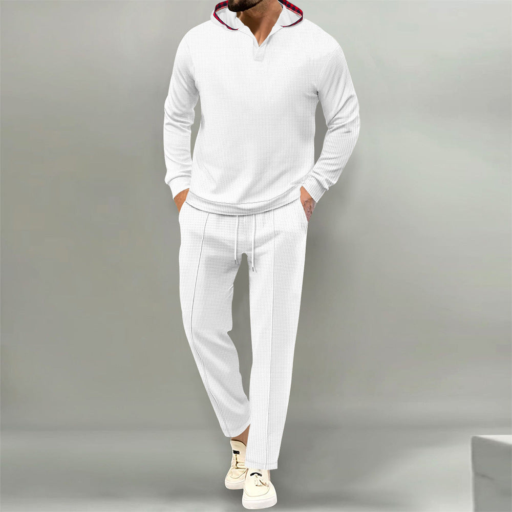 Men's Casual Hooded Breathable Tracksuit
