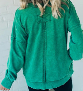 Women's Oversized Sweatshirt Comfortable with Pockets