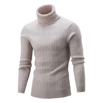Herren Pullover Klassisch Rippmuster Elegantes Design - IdealeKleiden