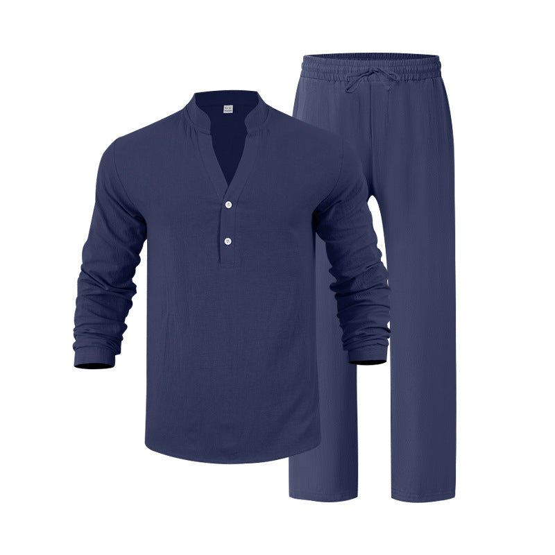 Men's Homewear Set Comfortable Elegant Long