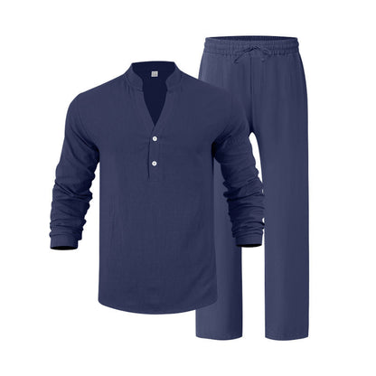 Men's Homewear Set Comfortable Elegant Long
