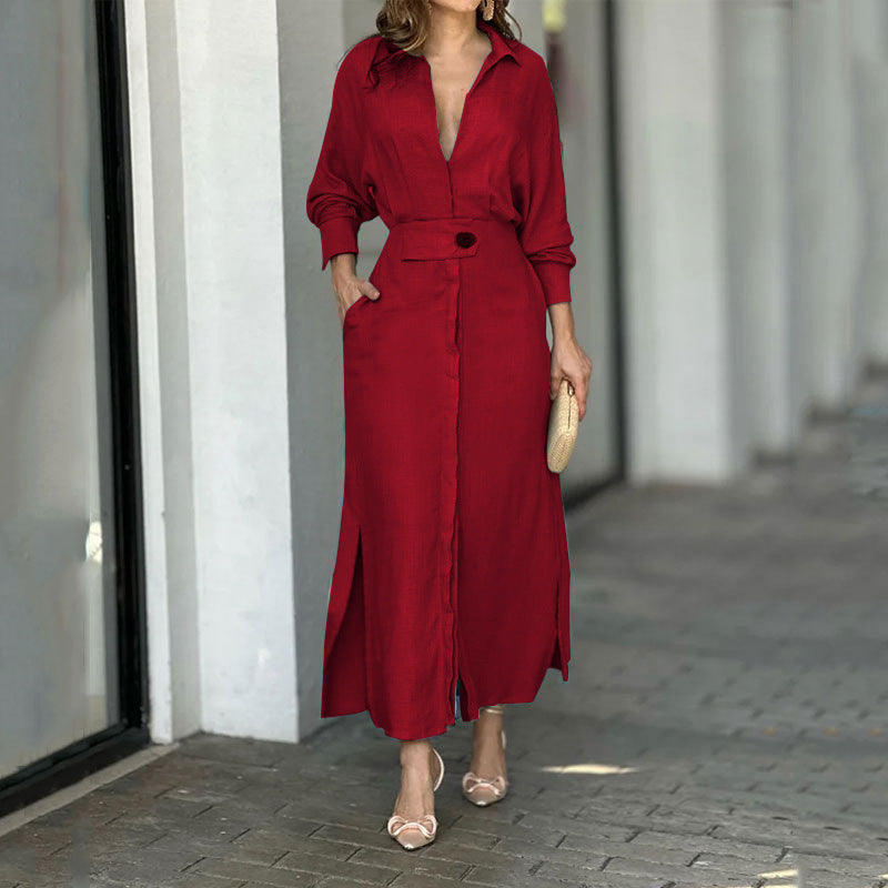 Women's Maxi Dress Linen Elegant Summer Dress