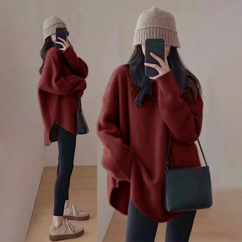 Women's Mid-Length Stylish Sweater