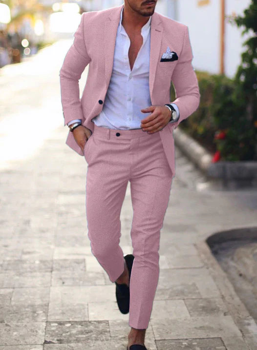 Men's Lightweight Two-Piece Summer Suit