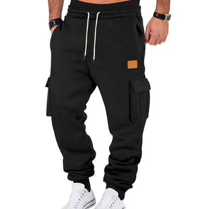 Men's Cargo Pants Comfortable Elastic With Side Pockets
