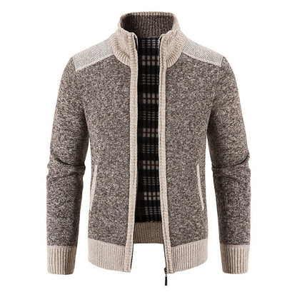 Men's Cardigan Modern Zipper Elegant Design
