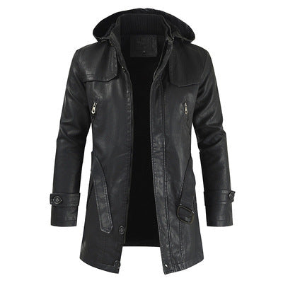 Men's Winter Jacket Hood Modern Style