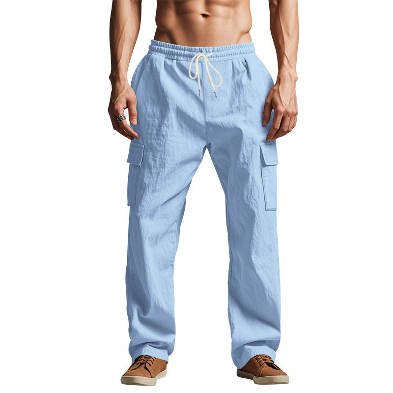 Men's Cargo Pants Comfortable Elastic Practical
