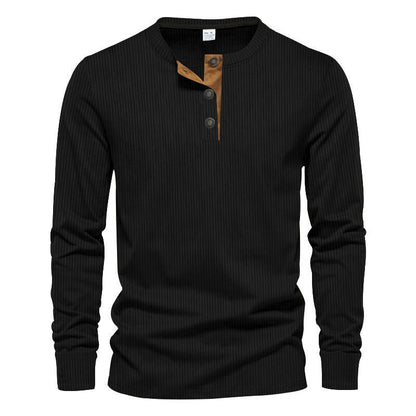Men's Long-Sleeve Shirt Structured Modern Design