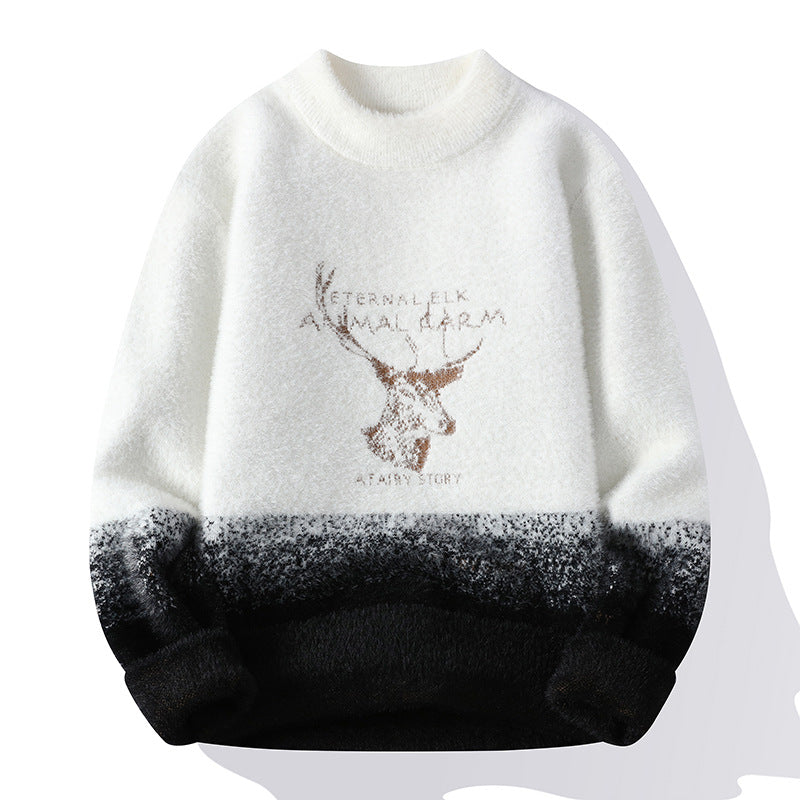 Damen Pullover Weich Winterlich Hochkragen - IdealeKleiden