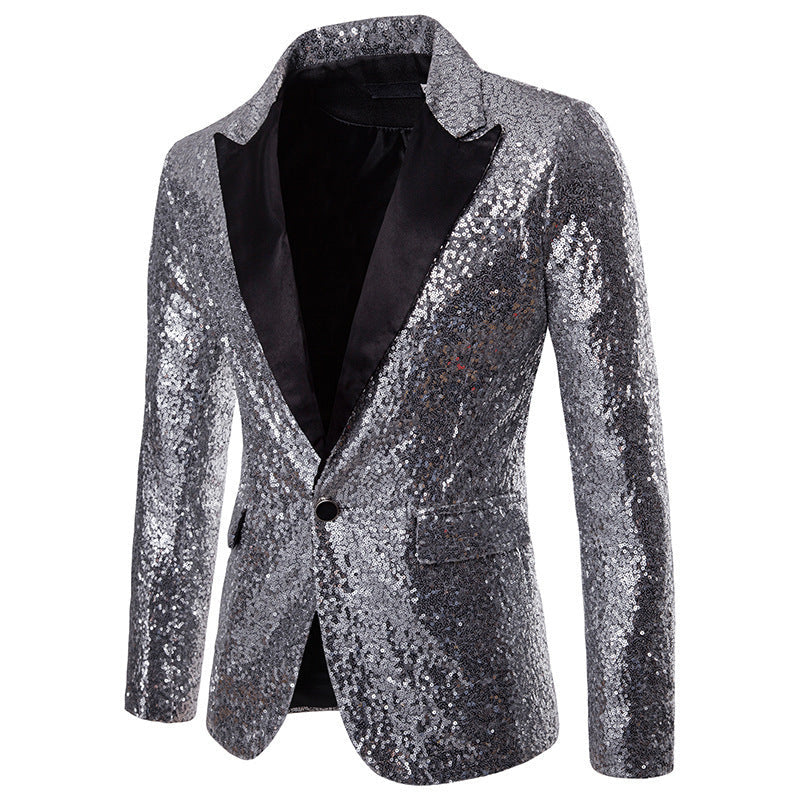Men's Blazer Sequin Luxury Design Elegant