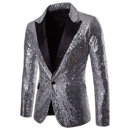 Men's Blazer Sequin Luxury Design Elegant