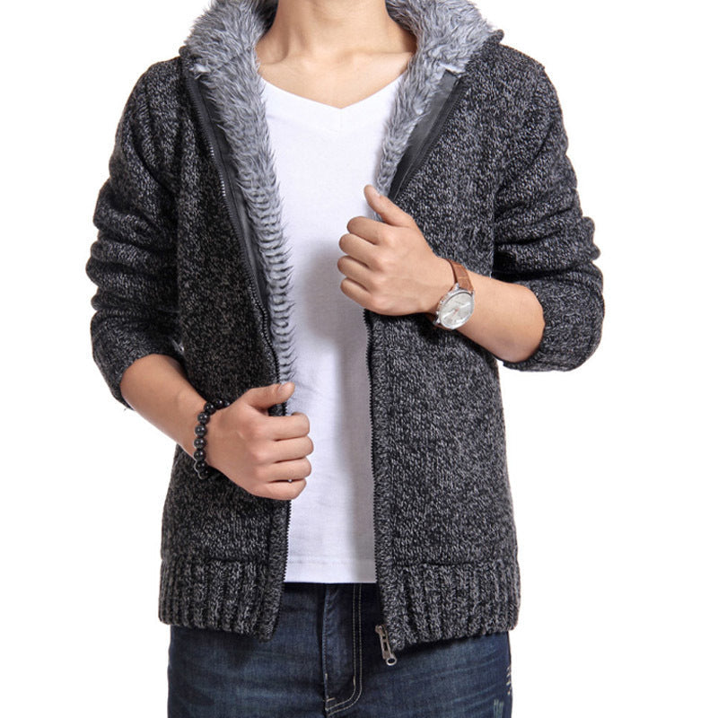 Herren Strickjacke Weich Bequem Innenfutter - IdealeKleiden