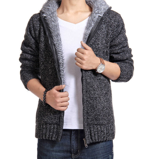Herren Strickjacke Weich Bequem Innenfutter - IdealeKleiden