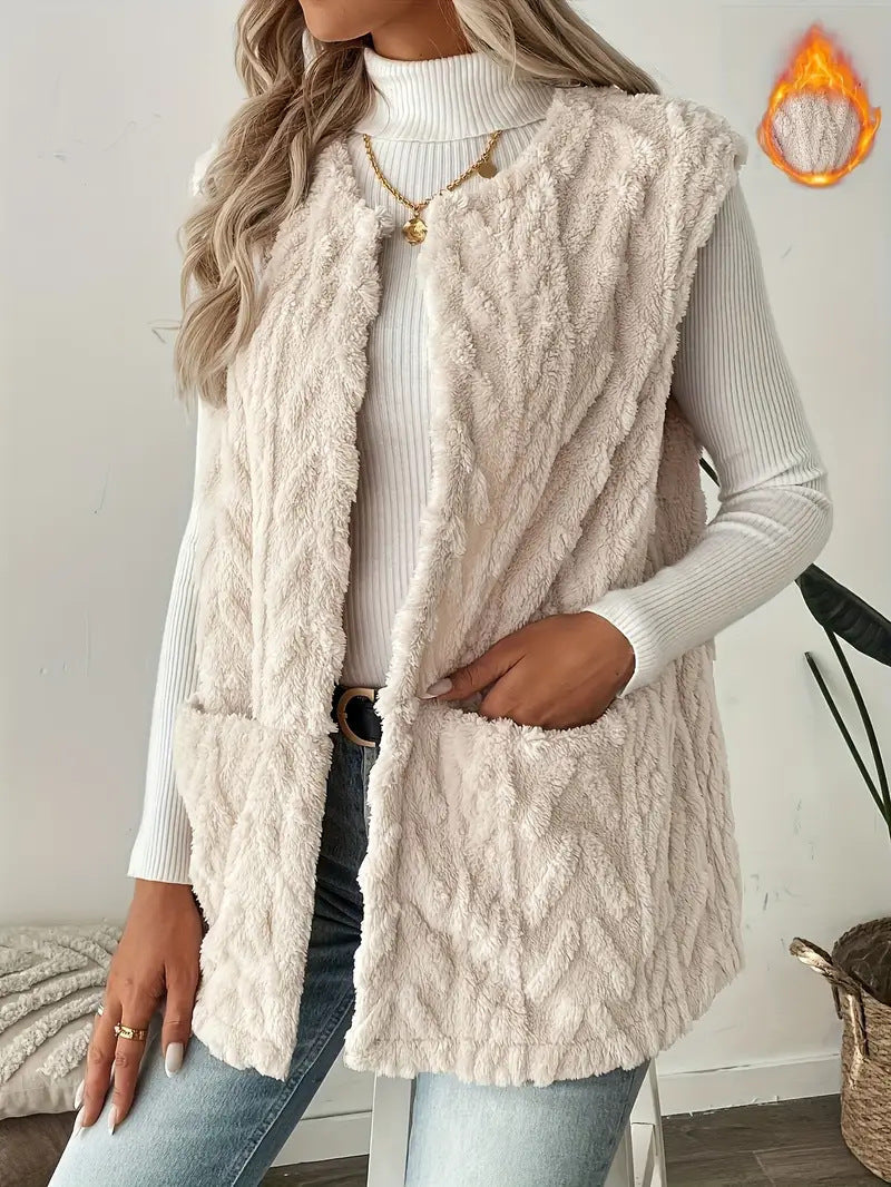 Women's Knitted Vest Luxury Design Elegant