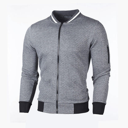 Herren Sweatjacke Hochwertig Reißverschluss TascheSportlich - IdealeKleiden