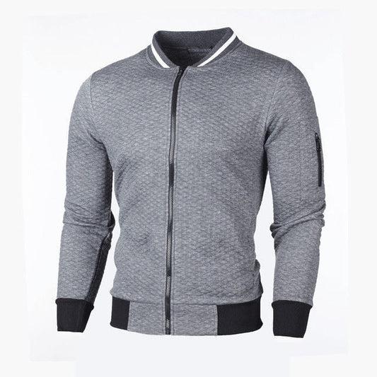 Herren Sweatjacke Hochwertig Reißverschluss TascheSportlich - IdealeKleiden